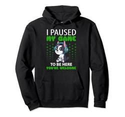 Boston Terrier Gamer Videospiel Gaming Pullover Hoodie von Check out my Gamer Shirts