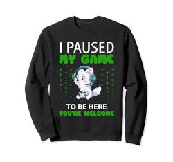 Samoyed Gamer Videospiel Gaming Sweatshirt von Check out my Gamer Shirts