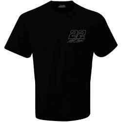 NASCAR T-Shirt, offizielle Flagge, kurzärmelig, Automobil-Rennbekleidung, Joey Logano, Mittel von Checkered Flag Sports