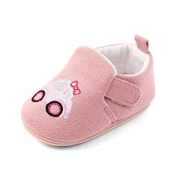 Cheerful Mario Hausschuhe für Baby Jungen Mädchen Baby Lauflernschuhe Krabbelschuhe Baby Crib Schuhe Anti-Rutsch Süßigkeiten Rosa 6-12 Monate (Etikett 120) von Cheerful Mario