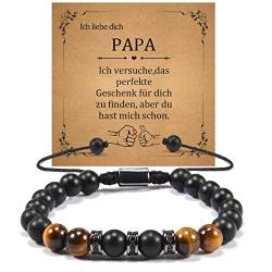 CheersLife Armband Geschenke für Papa, Papa Armband, Vatertag Geschenk für Papa, Weihnachten Geburtstag Geschenk für Papa,Männerarmbänder für Papa von CheersLife