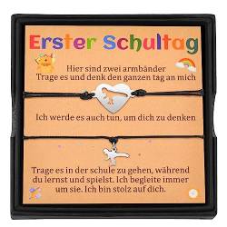 CheersLife Zurück Zur Schule Armbänder Mutter Tochter Sohn Passende Dinosaurier Armbänder Set Für 2 Mama Und Mich Schmuck Ersten Tag Der Schule Geschenke Für Mädchen Jungen von CheersLife