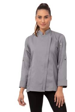 Chef Works Damen Hartford Womens Chef Coat Kochjacke, GRAU, XXX-Large von Chef Works