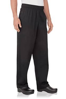 Chef Works Herren Essential Baggy Chef Pants Kochhose, schwarz, Klein von Chef Works