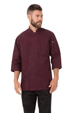 Chef Works Herren JLCLMERXL Kochjacke, Merlot, X-Large von Chef Works