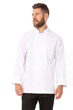 Chef Works Herren Le Mans Kochmantel Kochjacke, Weiss/opulenter Garten, 8X-Large von Chef Works