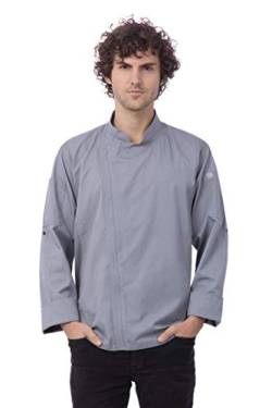 Chef Works Herren Men's Hartford Chef Coat Kochjacke, GRAU, 5X-Large von Chef Works