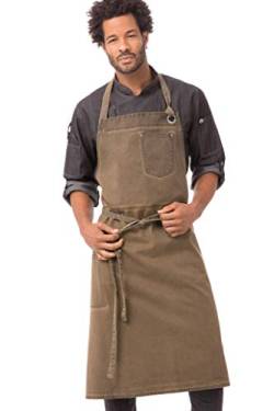 Chef Works Unisex Dorset Kochschürze Arbeitsschutz-Schrze, Goldbraun, Einheitsgröße von Chef Works