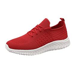 Herren Walkingschuhe Turnschuhe Mesh Lace Up Joggingschuhe Weiche Sohle Laufschuhe Straßenlaufschuhe Sportschuhe Outdoor Leichtgewichts Reiseschuhe Freizeit Atmungsaktive Fitness Running Sneaker 1 von Chejarity