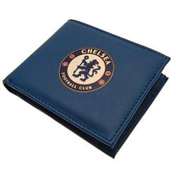 Chelsea FC - Geldbörse mit Wappen aus Kunstleder, Blau, Weiß, Rot, One size von Chelsea