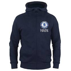 Chelsea FC - Jungen Fleece-Sweatjacke - Offizielles Merchandise - Geschenk für Fußballfans - 10-11 Jahre von Chelsea