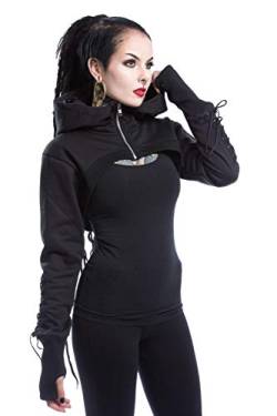 Chemical Black Ebony Bolero Frauen Kapuzenjacke schwarz S von Chemical Black