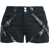 Chemical Black Hotpant - Cara Shorts - 27 bis 31 - für Damen - Größe 31 - schwarz von Chemical Black