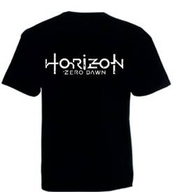Horizon Zero Dawn White Yellow Black Red Mens Women T T-Shirts Hemden 100% Cotton -XXXL Forbidden West Tee 2 II PS4 PS5 Aloy Cosplay(X-Large) von Chengren