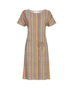 Cherie Line Kleid mit Gürtel Farbe Cayenne, Größe 38 von Cherie Line