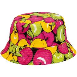 Bucket Hut für Festivals riesige Auswahl Gr. Einheitsgröße, Mehrere Äpfel von Cherry-on-Top