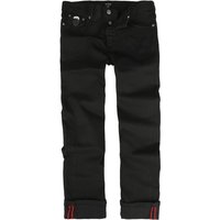Chet Rock - Rockabilly Jeans - Slim Jim - W30L32 bis W38L34 - für Männer - Größe W36L32 - schwarz von Chet Rock