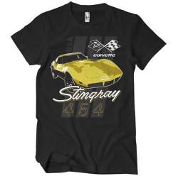Chevrolet Offizielles Lizenzprodukt Corvette Stingray 454 Herren-T-Shirt (Schwarz), Large von Chevrolet