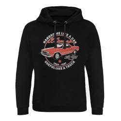 Chevrolet Offizielles Lizenzprodukt EL Camino - Handsome Like A Car Epic Hoodie (Schwarz), X-Large von Chevrolet