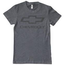Chevrolet Offizielles Lizenzprodukt Logo Herren-T-Shirt (Dunkel-Heather), Medium von Chevrolet