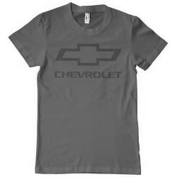 Chevrolet Offizielles Lizenzprodukt Logo Herren-T-Shirt (Dunkelgrau), Large von Chevrolet