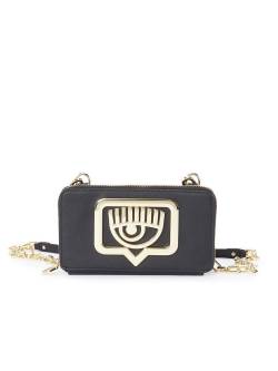 Clutch Chiara Ferragni schwarz von Chiara Ferragni