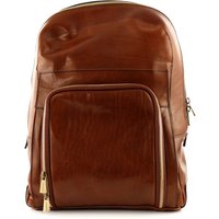 Chiarugi Leder Backpack Marrone von Chiarugi