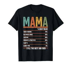 Frauen Mama Daily Value Graphic Cute Funny Women Mom Life T-Shirt von ChicLine