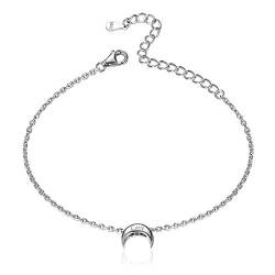 ChicSilver 925 Damen Silber Mond Armband mit Gravur als Muttertag/Geburtstag von ChicSilver