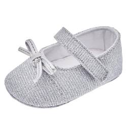 Chicco, Ballerina met Handige Klittenband, Ideaal voor Ceremonies en Speciale Gelegenheden, Comfortabel, Licht, Flexibel en Atmungsaktive, Baby - Mädchen, Silber, 16 EU, Design in Italien von Chicco