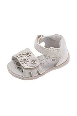 Chicco, Sandalen met Dubbele Klittenband Wit, Comfortabel, Licht, Flexibel en Atmungsaktive, Mädchen, Entworfen in Italien von Chicco