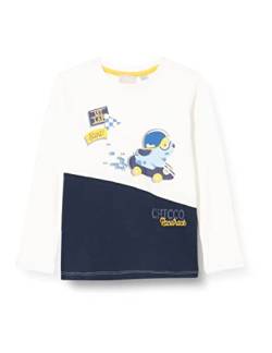 Chicco Baby-Jungen Bambino a Manica Lunga T-Shirt, Bianco, 56 von Chicco