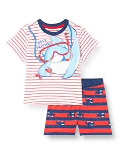 Chicco Baby-Jungen Completo per Bambino Con t-Shirt a Maniche Corte e pantaloncini Corti Shorts, 071, 74 cm von Chicco