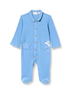 Chicco Baby - Jungen Jumpsuit mit Frontöffnung, Blau (474), 6 Monate von Chicco