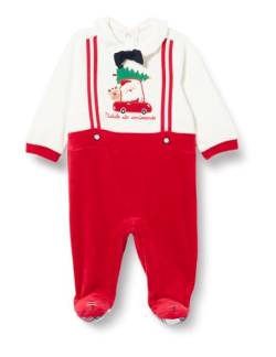 Chicco Baby-Jungen Strampler mit Beinöffnung. Schlafanzug für Kinder und Babys, Rot (830), 0 Monat von Chicco