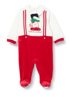 Chicco Baby-Jungen Strampler mit Beinöffnung. Schlafanzug für Kinder und Babys, Rot (830), 86 von Chicco