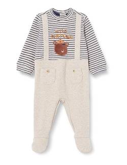 Chicco Baby-Jungen Strampler mit Öffnung Patello. Schlafanzug für Kinder und Babys, Natürlich, mittelgroß, 62 von Chicco