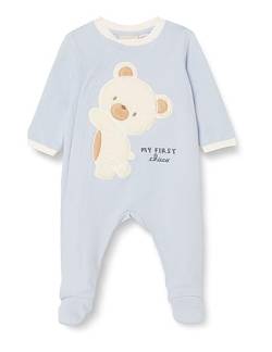 Chicco Baby-Jungen Strampler mit Öffnung vorne. Schlafanzug für Kinder und Babys, Hellblau mittel, 0 Monat von Chicco