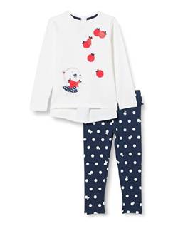 Chicco Baby - Mädchen 2-teiliges Set: Langarm-T-Shirts und Leggings , Blau (580), 9 Monate von Chicco