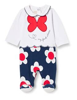 Chicco Baby - Mädchen Jumpsuit mit Mittelbeinöffnung, Weiß (432), 3 Monate von Chicco