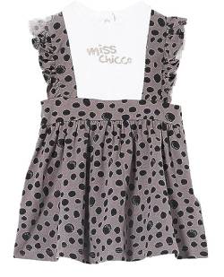 Chicco Baby - Mädchen Kurzärmliges Kleid, Mehrfarbig (691), 9 Monate von Chicco