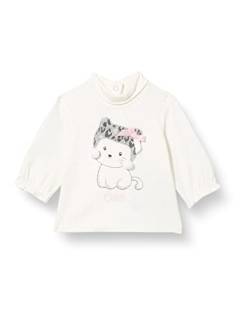 Chicco Baby-Mädchen LANGÄRMLIGES T (888) Kurzarm Shirt, weiß und dunkelblau, 1 Monat von Chicco