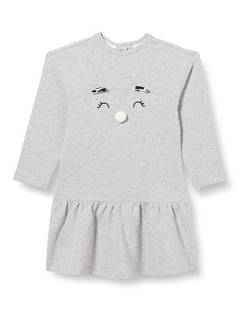 Chicco Baby-Mädchen Langen Ärmeln Lässiges Kleid, Mittelgrau, 80 von Chicco
