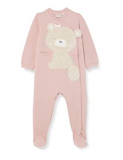 Chicco Baby-Mädchen Strampler aus Chenille mit Frontöffnung Kleinkind-Schlafanzge, Rose (223), 56 von Chicco