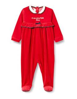 Chicco Baby-Mädchen Strampler mit Windelöffnung Kleinkind-Schlafanzüge, Rot, 50 von Chicco