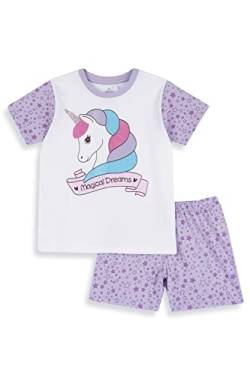 Chicco Einhorn Pyjama Kurzarm aus Baumwolle, Schlafanzüge Mädchen, Lila, 2 jahre von Chicco