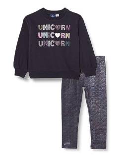 Chicco Mädchen Set aus Leggings und Sweatshirt Trainingshose, Blau (664), 6 Jahre von Chicco