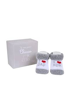 Chicco Packung Mit Booties, Socken Baby - Unisex, Grau, Einheitsgröße von Chicco