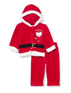 Chicco Unisex Baby 2 STÜCK Cardigan+Lange Hose Pyjama-Set, rot, 18 Monate (2er Pack) von Chicco