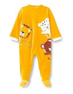 Chicco Unisex Baby Strampler mit Öffnung Patello. Schlafanzug für Kinder und Babys, Orange (874), 62 von Chicco